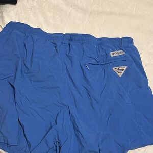 Columbia Royal Blue Lightweight Nylon Active Shorts